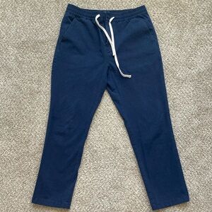 J. Crew Navy Blue Drawstring Pants